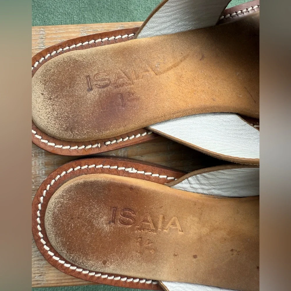 Men's ISAIA Napoli Brown Suede Handmade Criss Cross Slide Sandals EU 44

No Box - Picture 5 of 9